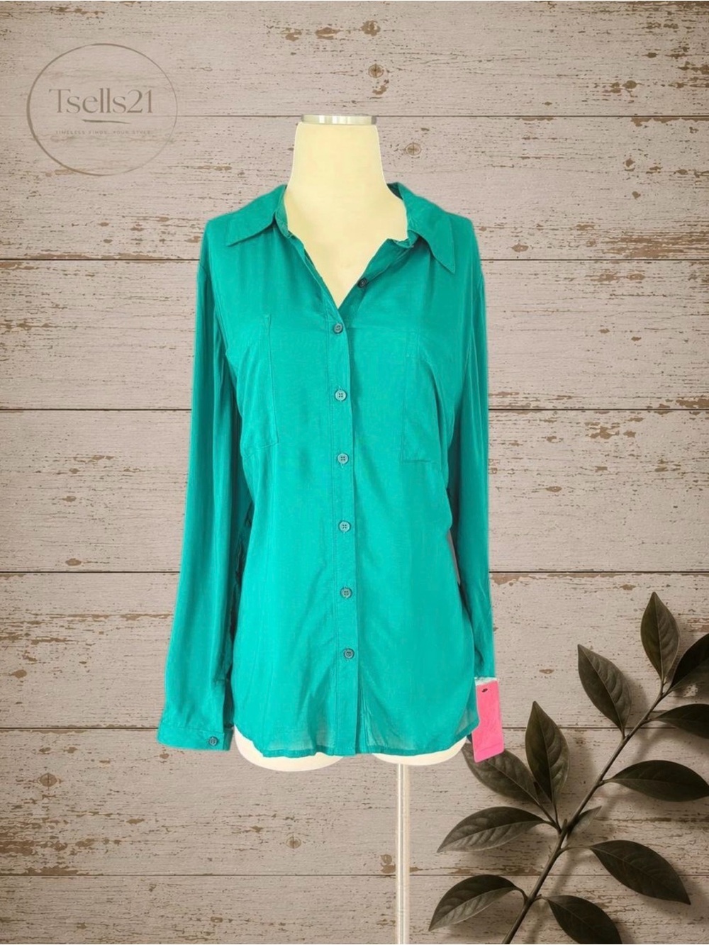 Pure Energy (Vintage Target) Hunter Green Button-Down Shirt